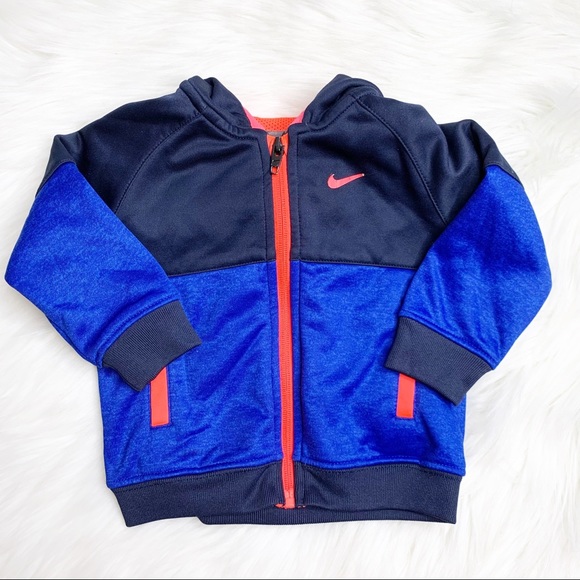 Nike Other - Nike Baby Boy Blue Zip Up Hoodie 12 Months
